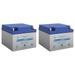 12V 26AH NB Replacement Battery Compatible with Xantrex Technology XPower PowerPack 600H - 2 Pack