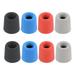 Uxcell Replacement Foam Ear Tips Earbuds Bud 4.7-5.5mm Small Size Earbuds Tips for Earphones Red Blue Silver Black 8 Pcs
