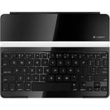 Logitech Bluetooth Wireless Ultra Thin Keyboard Slim Cover Y-R0032 iPad 2 3 4 - Preowned