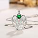 Quinlirra Easter Necklaces for Women Clearance Angel Wing Zircon Necklace Fashionable And Popular Women s Pendant Angel Wing Chain Easter Decor