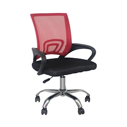 Bürostuhl mit Rollen Classic 95x65x52cm Grau O91 Image
