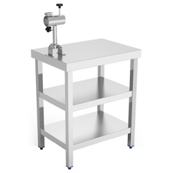 Schinkenschneidetisch 2 regale und schinkenhalter - 500x500x850 mm - 10784470 Eurast Image