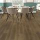 Grey Solid Oak Flooring Natura Solid 18mm X 150mm Smokey Taupe Brushed & Lacquered Rustic Oak 18mm 1 Strip Bevelled Edge Textured Matt Lacquer Finish