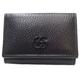 GUCCI Double G Wallet 735212 Trifold Leather Black 083672