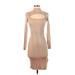 House of Harlow 1960 Casual Dress - Sweater Dress: Tan Dresses - New - Women's Size X-Small