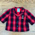 Disney Jackets & Coats | Disney Baby Mickey Dapper Plaid Baby Boys Blazer Jacket | Color: Black/Red | Size: 3-6mb