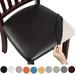 4/6pcs Waterproof Pu Leather Dining Chair Slipcovers - Removable Upholstered Chair Cushion Cover For Dining Room, Kitchen, Hotel, And Home Decor