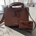 Kate Spade Bags | Kate Spade Hayes Street Isobel Small Leather Satchel Gingerbread W/Red Interior | Color: Brown/Red | Size: Os