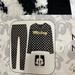 Disney Intimates & Sleepwear | Disney Mickey Mouse 3 Piece Sleepwear Set Size Medium 8-10 Nwt | Color: Black/White | Size: M