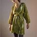 Anthropologie Dresses | Anthropologie Green Sequin Faux Wrap Sparkly Dress | Color: Green | Size: L