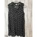Anthropologie Dresses | Anthropologie 111tylho Womens Xs Sunglass Print Black Sleeveless Tunic Top Xs | Color: Black | Size: Xs