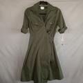 Converse Tops | Converse One Star Wrap Dress Nwt Small! Army Green | Color: Green | Size: S