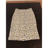 Anthropologie Skirts | Anthropologie Maeve High Waist Leopard Print Jacquard Knit Pencil Skirt - Xs Nwt | Color: Black/Cream | Size: Xs