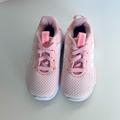 Adidas Shoes | Adidas Pink & White Sneakers Tennis Shoes Size 6k Toddler Girls | Color: Pink | Size: 6bb