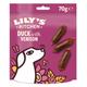 8x70g Duck & Venison Scrumptious Sausages Lily's Kitchen Dog Treats