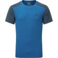 Mountain Equipment Herren Headpoint Block T-Shirt (Größe XXL, blau)