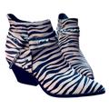 Jessica Simpson Shoes | Jessica Simpson Nwt Women's Zayrie Fashion Boot Zebra Print Silver Studs Size 7 | Color: Black/Tan | Size: 7