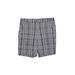 Tommy Hilfiger Dressy Shorts: Blue Plaid Bottoms - Women's Size 10