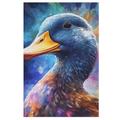 Duck 1000 Piece Wooden Jigsaw Puzzle- Brain Teaser Game for Adults & Children Educational Activities Jigsaws, Clear Print - Thick & Durable Puzzles Board （78×53cm）