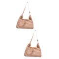 BESTYASH 2 Pcs Messenger Bag Clutch for Women Crossbody Purse Crossbody Sling Bag Crossbody Shoulder Sling Bag Travel Cross Body Bag for Woman Crossbody Bag Lady Bags Plush Women's Winter