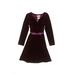 Bonnie Jean Dress - A-Line: Burgundy Print Skirts & Dresses - Kids Girl's Size 7