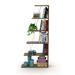 Rebrilliant Lochart 57" H x 25" W x 7" D Bookshelf Wood in Brown | 57 H x 25 W x 7 D in | Wayfair 6281F859708649FAB8202169AFF648A9