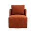 Sofa Chair - Barrel Chair - Latitude Run® Tumi 24.41" Wide Swivel Barrel Chair, Accent Chair, Sofa Chair for Living Room Velvet in Orange | Wayfair