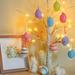 The Holiday Aisle® 23.2" Lighted Birch Tree w/ 12pcs Colored Egg Tree Ornaments | 2.36 H x 4.33 W x 15.75 D in | Wayfair