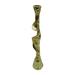 Sagebrook Home Metal Gold Forged Taper Unique Twist Candle Holder