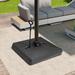 Pellebant 300 lbs Patio Cantilever Umbrella Base with Wheels and Rod