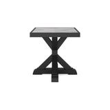 Signature Design by Ashley Beachcroft Black / Light Gray Outdoor End Table - 22"W x 22"D x 22"H