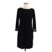 Tiana B. Casual Dress - Sheath: Black Solid Dresses - Women's Size Medium