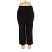 Nine West Dress Pants - High Rise: Black Bottoms - Women's Size 12 Petite