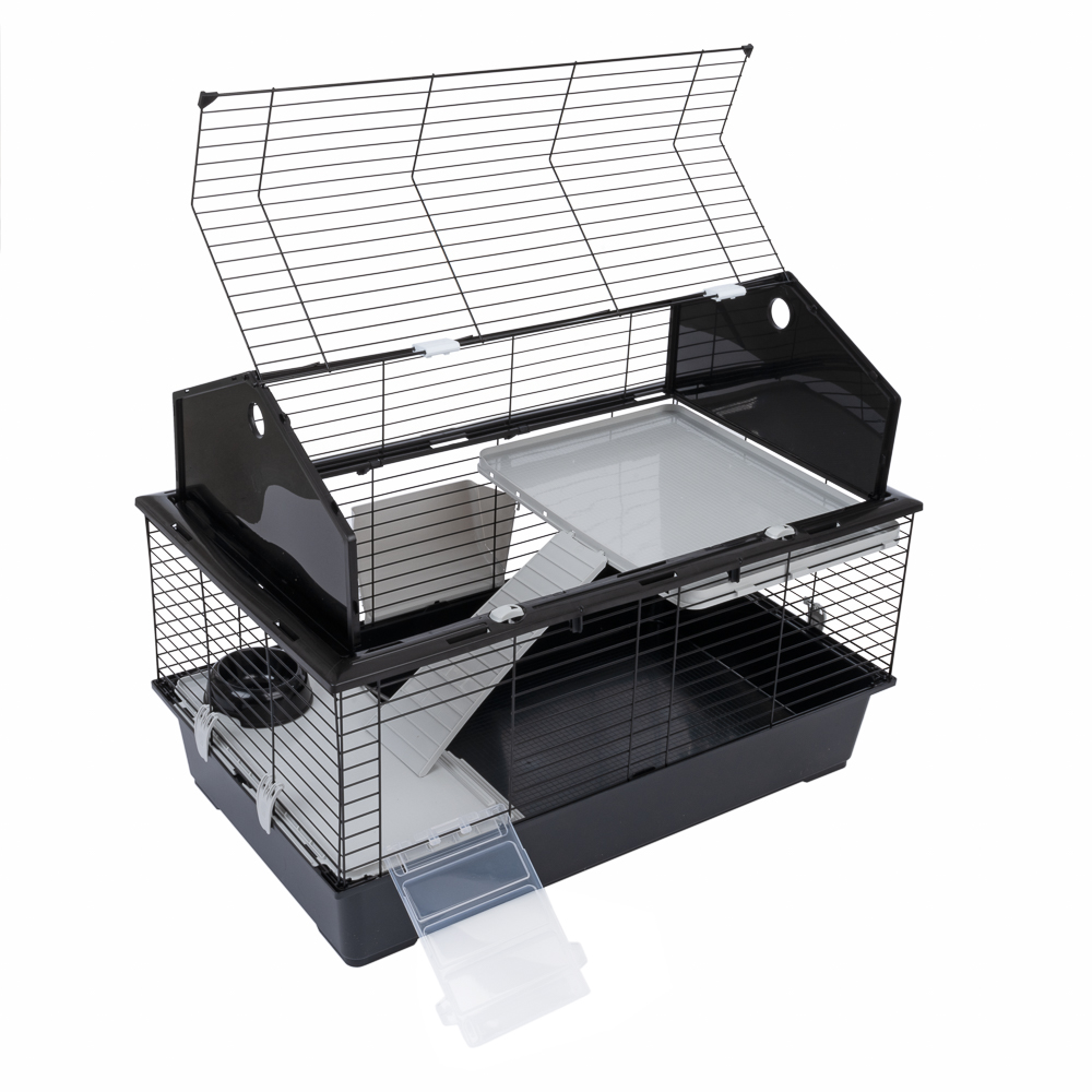 Gabbia per piccoli animali TIAKI Maisonette 100 - L 96 x P 57 x H 73 cm