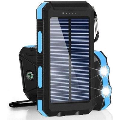 Mumu - Solar-Powerbank, 20.000 mAh, wasserdichtes Solar-Ladegerät, externer USB-Akku mit 2 Image