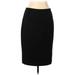 Le Suit Casual Skirt: Black Solid Bottoms - Women's Size 10