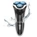 Electric Razor for Men SweetLF [New] IPX7 Waterproof Electric Shaver for Men (Plus 3 Blades) with pop-up Beard Trimmer Black
