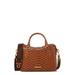 Micaela Snake Embossed Leather Satchel