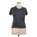 Under Armour Active T-Shirt: Gray Activewear - Women's Size X-Large