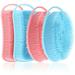 4 Pcs Scrubber Baby Scalp Hair Washing Brush Massaging Silicone Lanyard Shampoo Massage Bath Soft Fur