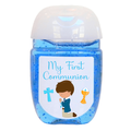 First Communion Hand Sanitizer Labels - 30 labels - Praying Boy First Communion Design - LABELS ONLY - FCC100d