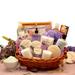 Lavender Bath Body Spa Basket For Women - Mothers Day Gift Idea