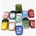 Bath and Body Works Anti-Bacterial Hand Gel 10-Pack PocketBac Sanitizers Assorted Scents 1 fl oz with Leaf Hand Sanitizer Holder