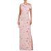Elodie Floral One-shoulder Cotton Blend Gown - Pink - JS Collections Dresses