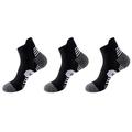 Homme 3 paquet Paquets multiples Chaussettes Chaussette Chaussettes de Course Chaussettes décontractées Noir Blanche Couleur Bloc de couleur Sport Loisir Casual du quotidien Basique Moyen Printemps