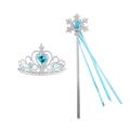 Accessoires de cos pour halloween dans le commerce extérieur, bijoux reine de glace et de neige, romance de glace et de neige, princesse elsa, accessoires de festival cos