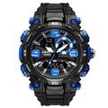 Montres militaires SMAEL pour hommes Marque SMAEL 1921 Zone de temps double Étanche 50M Montres de sport
