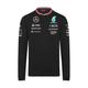 "T-shirt à manches longues Mercedes AMG Petronas F1 2024 Team - Noir - Homme Taille: 2XL"