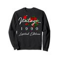 34 Jahre alte Geschenke Vintage 1990 34. Männer Frauen 34. Geburtstag Sweatshirt