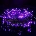 Twinkle Star LED Easter String Lights with 8 Modes Waterproof Easter Decoration for the Home Indoor Wedding Bedroom Festive Way to Celebrate Easter Decor 2024 Purple 200LED 66ft